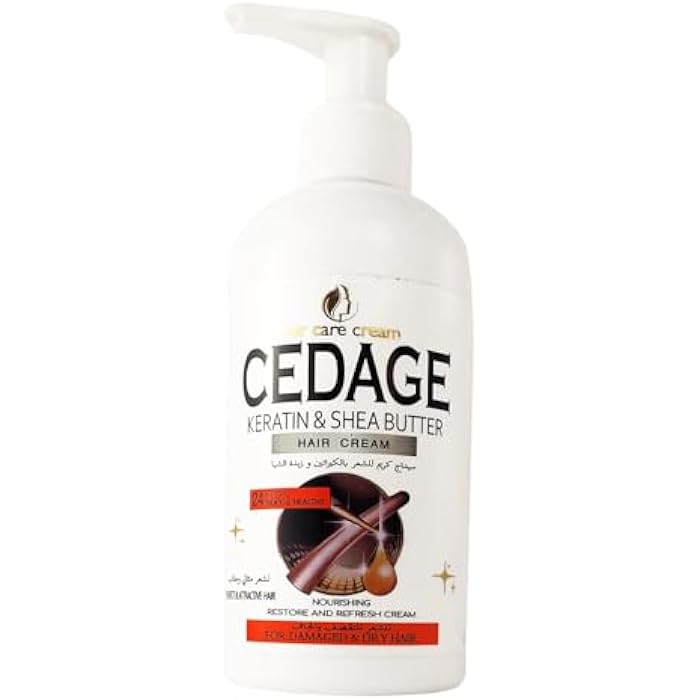 Cedage Hair Cream With Keratine Shea Butter 250gm - Image 1